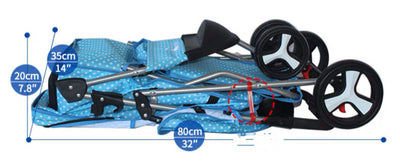 Carrito Plegable para Mascotas - Cómodo y Portátil para Perros y Gatos - Image 14