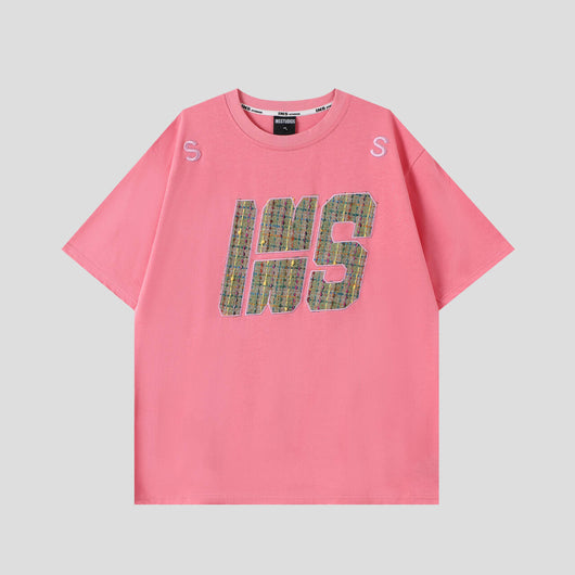 Playera Bordada de Algodón Tejido - Manga Corta Suelta y Cómoda - Image 19