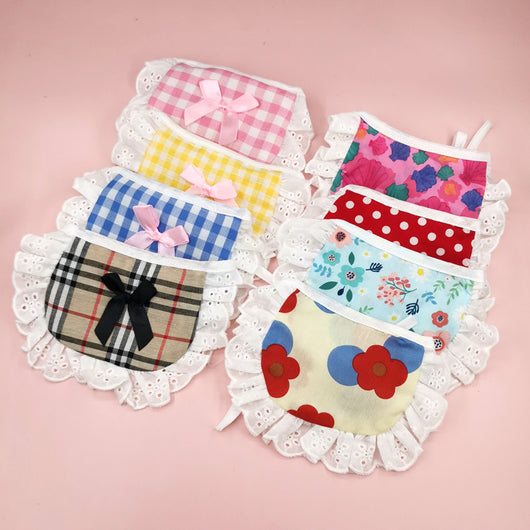 Babero Pañoleta Encaje Gato Estilo Princesa con Decoración - Image 27