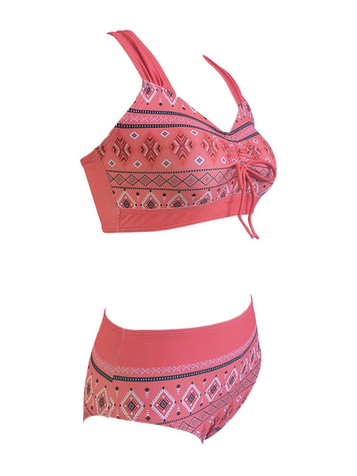 Traje de Baño Multicolor con Abertura Lateral para Mujer - Image 14