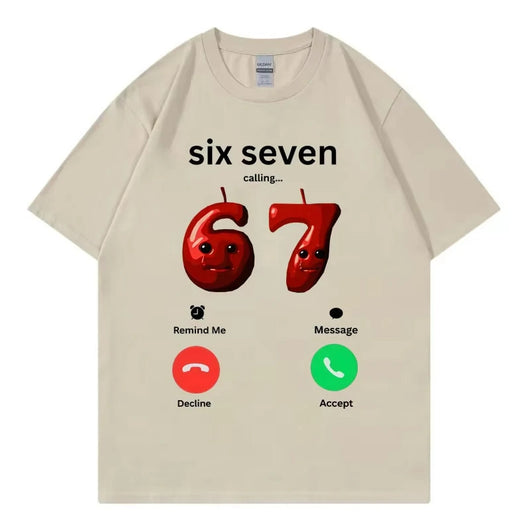 Playera 67 Llamando - Diseño Cómico Unisex - Image 5