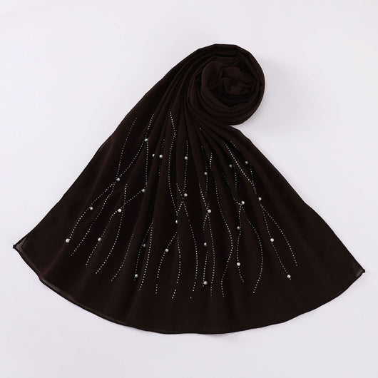 Pañuelo Brillante con Malla y Cristales para Mujer - Image 8
