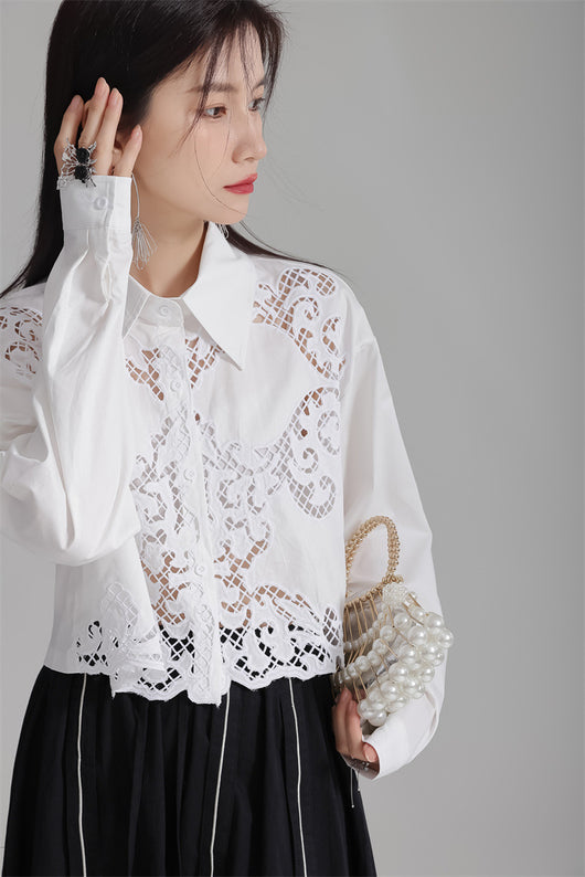 Blusa Calada de Crochet para Mujer - Colección Otoño - Image 20
