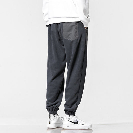 Pantalones Deportivos Casuales con Forro Grueso y Terciopelo - Image 8