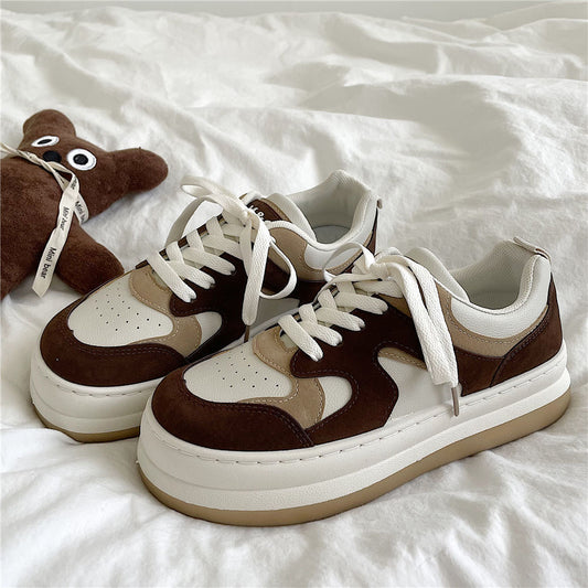 Zapatos Ortopédicos Aumentadores de Altura con Diseño Bicolor para Juanete