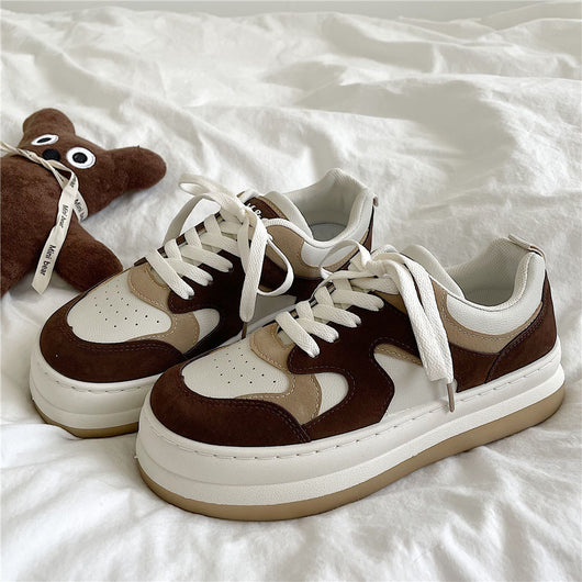 Zapatos Ortopédicos Aumentadores de Altura con Diseño Bicolor para Juanete