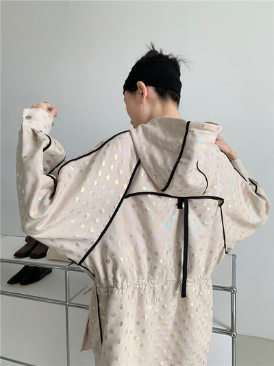 Sudadera con Capucha Estilo Symphony - Diseño Ondulado con Detalles de Color - Image 14
