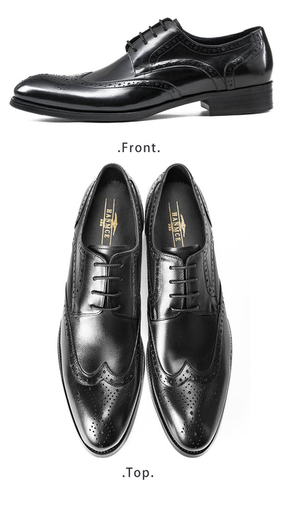 Zapatos Oxford Punta Fina de Cuero Artesanal para Hombre - Image 8