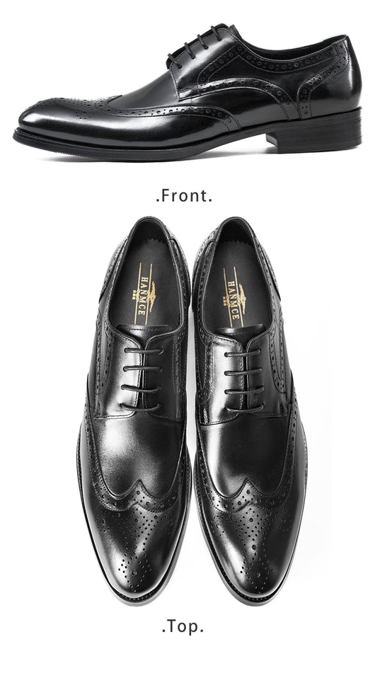 Zapatos Oxford Punta Fina de Cuero Artesanal para Hombre - Image 8