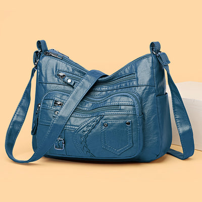 Bolso Bandolera de Gran Capacidad con Diseño Asimétrico Premium - Image 2