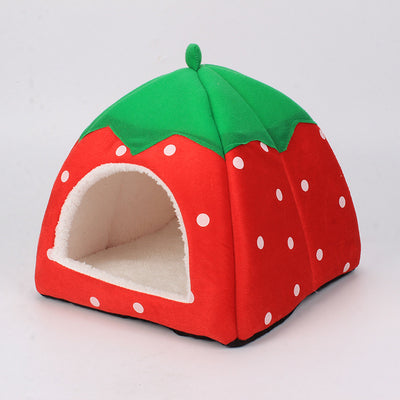 Nido Acogedor de Fresa para Gatos - Image 6
