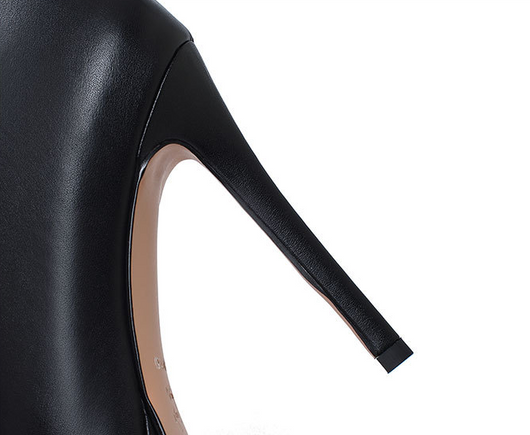 Botas Stiletto Tobilleras Impermeables con Plataforma y Punta Afilada - Image 9