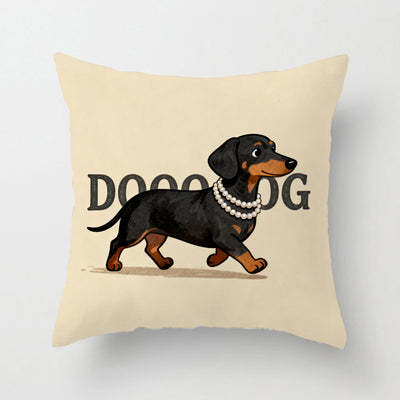 Funda de Almohada Perro Salchicha Cartoon Adorable - Image 7