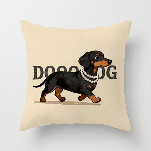 Funda de Almohada Perro Salchicha Cartoon Adorable - Image 7