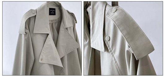 Abrigo Impermeable Largo Estilo Coreano para Mujer - Corte Suelto y Elegante - Image 4