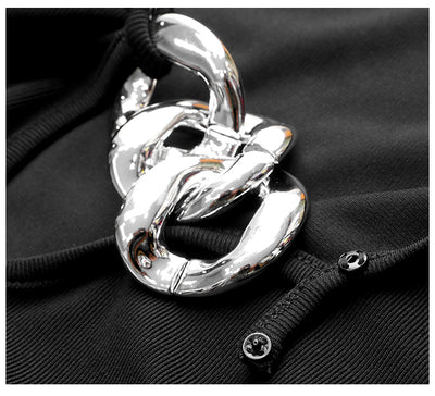 Conjunto Dos Piezas: Blusa Base y Falda de Malla Tendencia - Image 4