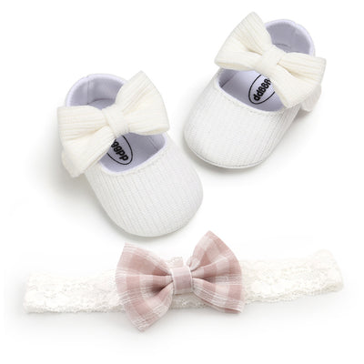 Zapatos para Bebé Niña Primeros Pasos Suela Suave Algodón Princesa - Image 4