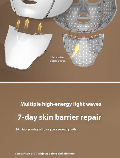 Mascarilla LED de 7 Colores para Tratamiento Facial en Casa - Image 15