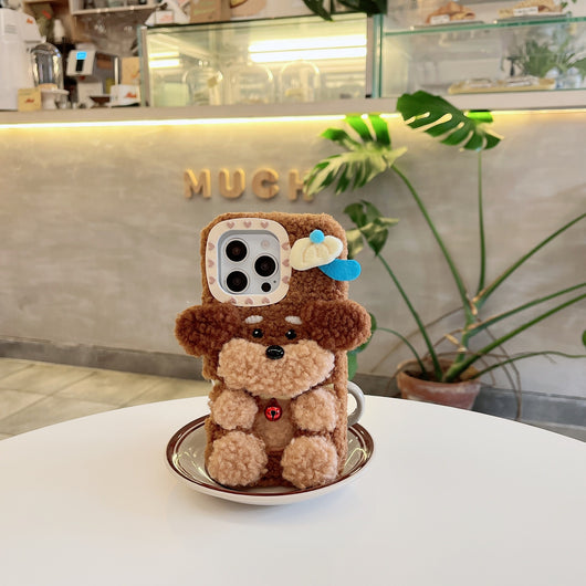 Nueva Funda de Peluche de Poodle para Teléfono - Image 17