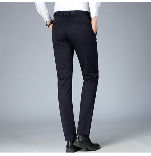 Pantalones de Negocio Elásticos Rectos para Hombre - Image 4