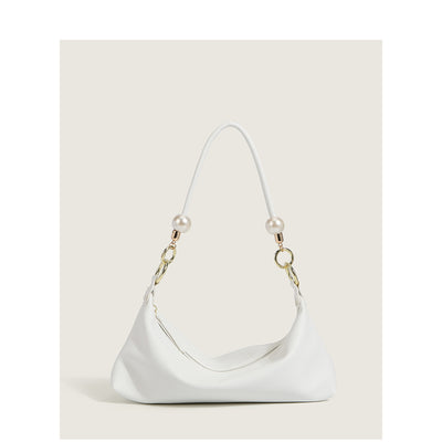 Bolso de Hombro Minimalista Perla con Textura Acolchada - Image 6