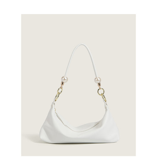Bolso de Hombro Minimalista Perla con Textura Acolchada - Image 6