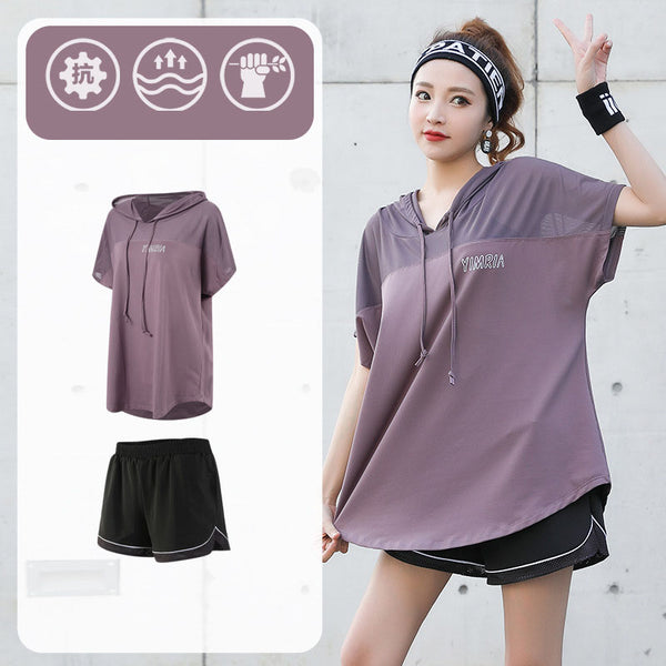 Conjunto de Yoga Suelto para Mujer - Tela Transpirable de Secado Rápido - Image 7