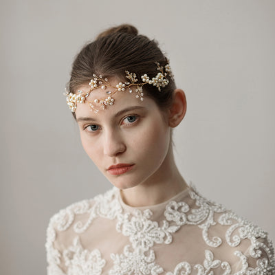 Diadema de Flores de Perla para Novia - Image 7