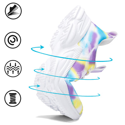 Tenis Casuales Floreados Talla Grande con Cordones - Image 12