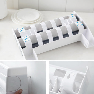 Organizador de Cocina Multiusos con Cortador de Film Adhesivo y Portarrollos - Image 12