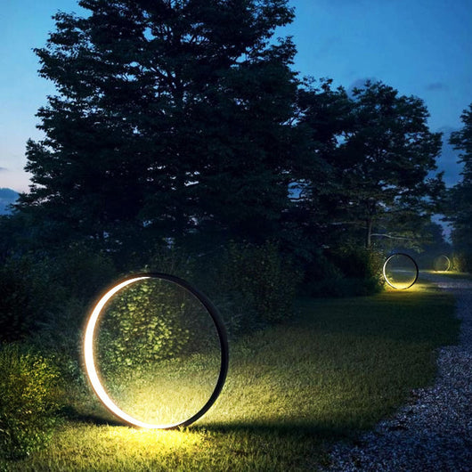 Lámpara de Jardín Redonda Impermeable para Exteriores - Iluminación Moderna - Image 3