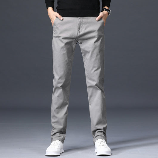 Pantalones de Vestir Coreanos Elásticos Slim Fit Premium - Image 13