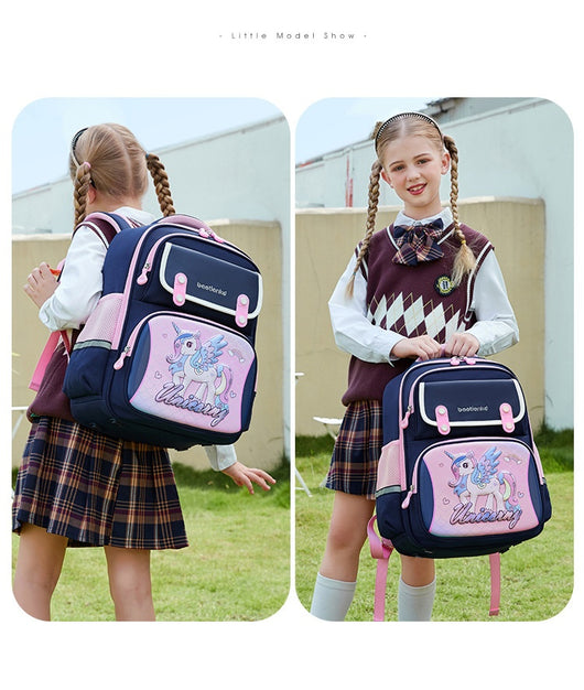 Mochila Escolar Grande Infantil Ligera con Diseño Cartoon - Image 29