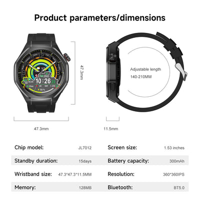 Reloj Inteligente con Llamadas Bluetooth, Monitor de Ritmo Cardíaco y Sueño - Image 13