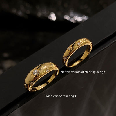 Anillo de Pareja en Plata 925 Eight Stars - Símbolo de Amor Eterno - Image 3