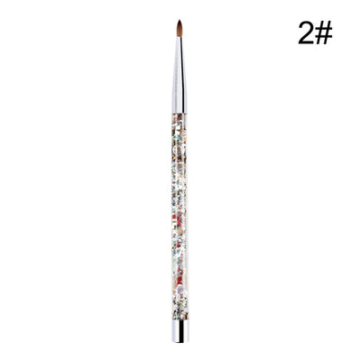 Set de 7 Brochas para Uñas Acrílicas - Nylon Profesional para Manicura - Image 2