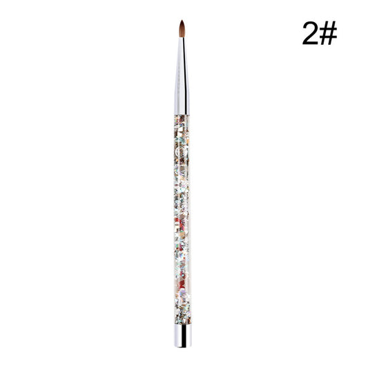 Set de 7 Brochas para Uñas Acrílicas - Nylon Profesional para Manicura - Image 2