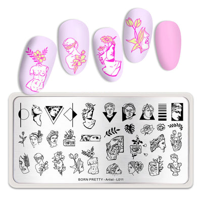 Plantilla de Transferencia para Diseño de Uñas en Acero Inoxidable - Image 7