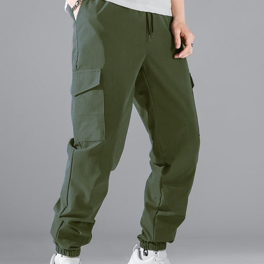 Pantalones de Trabajo con Múltiples Bolsillos Estilo Urbano - Image 3