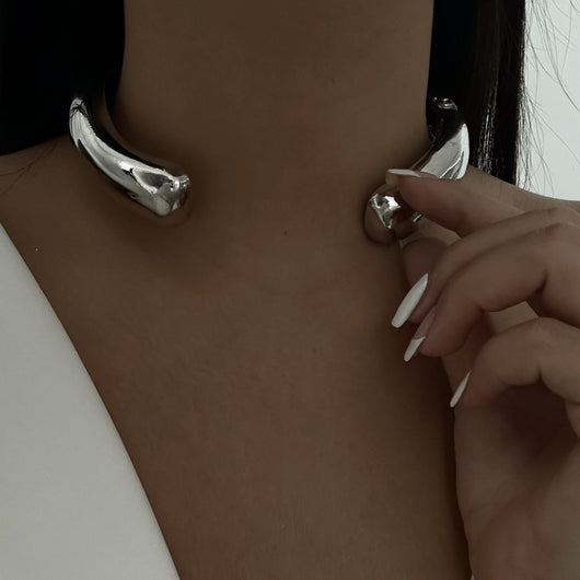 Cuello Plisado Irregular Texturizado con Diseño Europeo y Americano para Mujer - Image 3