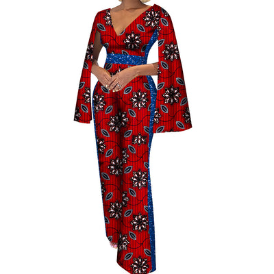 Jumpsuit de Algodón con Estampado Étnico Batik para Mujer - Image 13