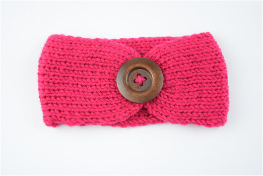 Diadema de lana tejida a mano para bebé - Image 15