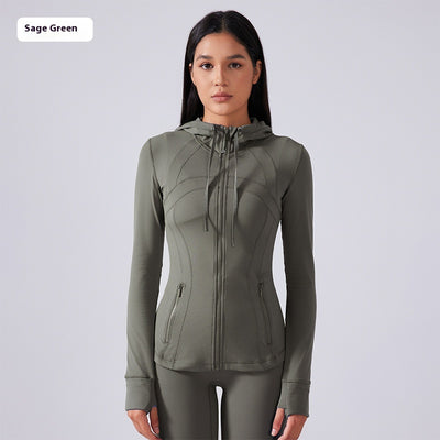Sudadera Deportiva Mujer con Capucha - Efecto Reductor y Silueta Estilizada - Image 6