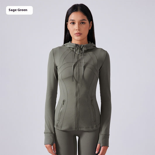 Sudadera Deportiva Mujer con Capucha - Efecto Reductor y Silueta Estilizada - Image 6