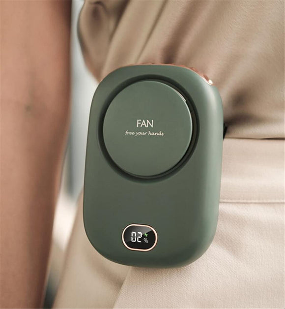 Ventilador Portátil de Pescoço com Carregamento USB - Sem Hélices e Alta Potência