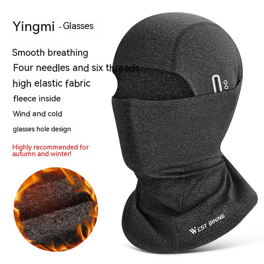 Pasamontaña Térmico de Forro Polar para Ciclismo con Abertura Ocular - Image 6