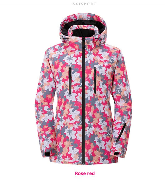 Chaqueta de Esquí Impermeable Acolchada para Hombre y Mujer - Image 15