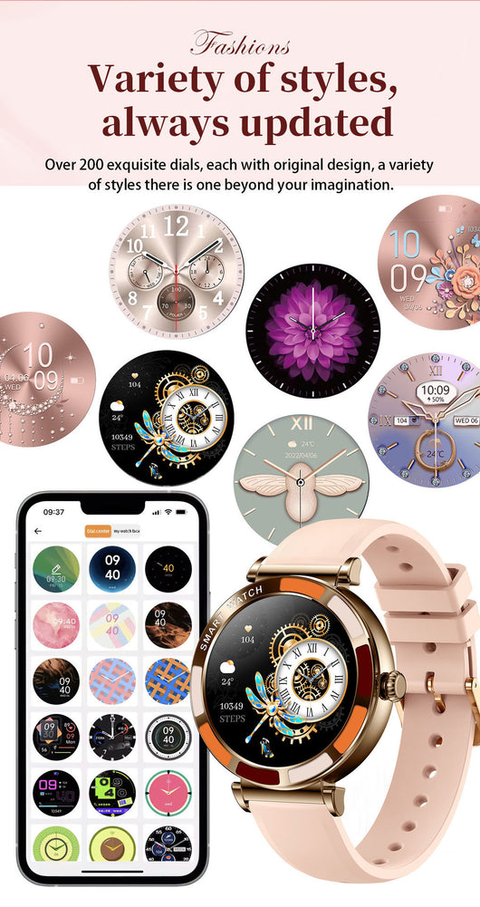 Reloj Inteligente H20 para Mujer con Llamadas Bluetooth HD - Image 13