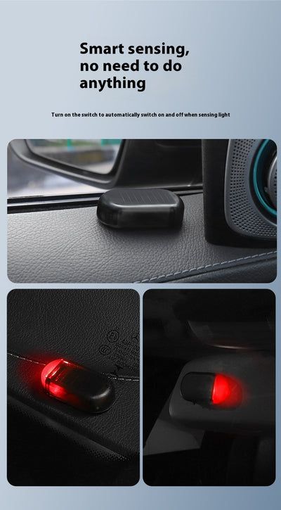 Luz Solar Antirrobo para Vehículos con Alarma de Simulación - Image 10