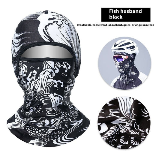 Máscara de Protección Solar Ice Silk para Hombre - Cobertura Facial Completa - Image 13
